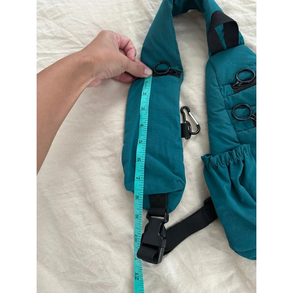 Free People Movement Sling Bag Teal Quilted Crossbody Bag